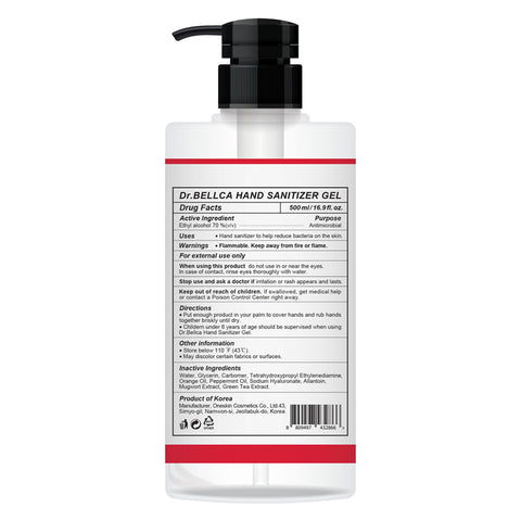 Dr.BELLCA Premium Hand Sanitizer Gel 500 ml